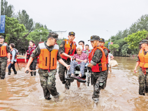 永远冲不垮的“堤坝”——献给投身抗洪救灾的勇毅前行者